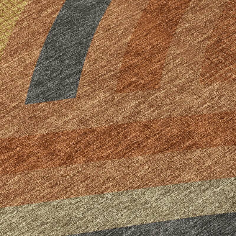 Machine Washable Indoor/ Outdoor Modern Jalen Chantille Rug