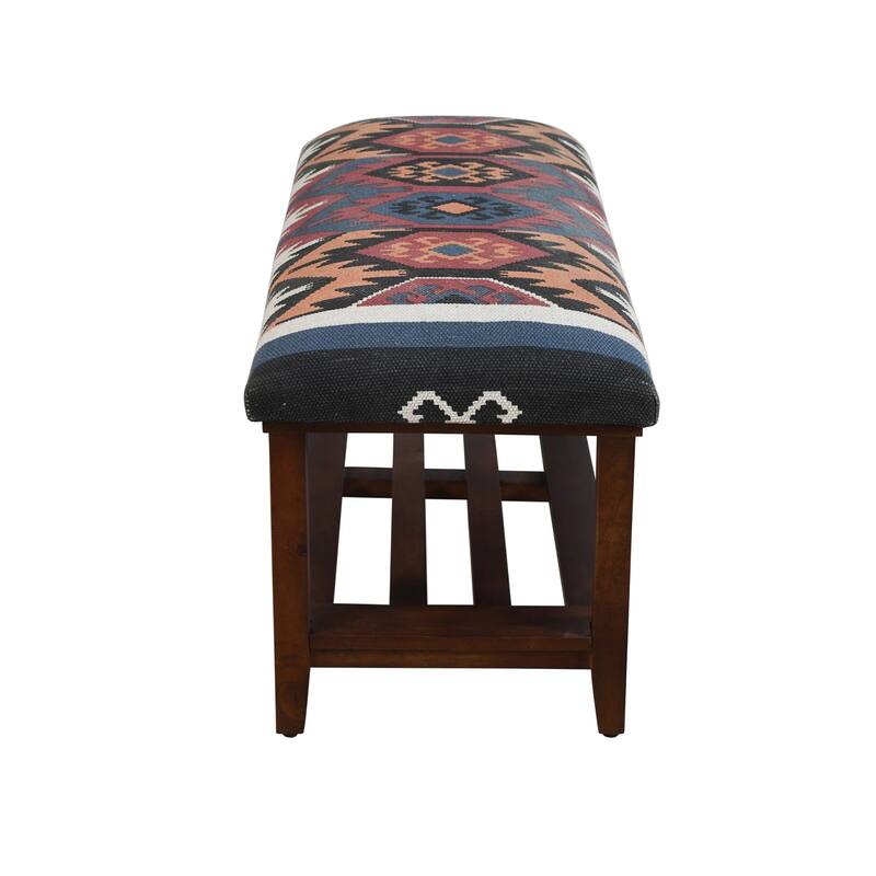 Comfortra Upholstered Entryway Accent Storage Bench by Sevita - 40" L x 16" W x 18" H