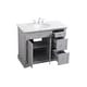 preview thumbnail 8 of 32, Petal 36 - 48 Inch Single Bathroom Vanity