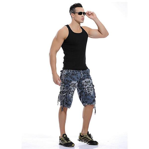 Men Summer Camouflage Military Cargo Shorts Bermuda Masculina Jeans Male Fashion Casual Baggy Denim Shorts - Overstock 31156277