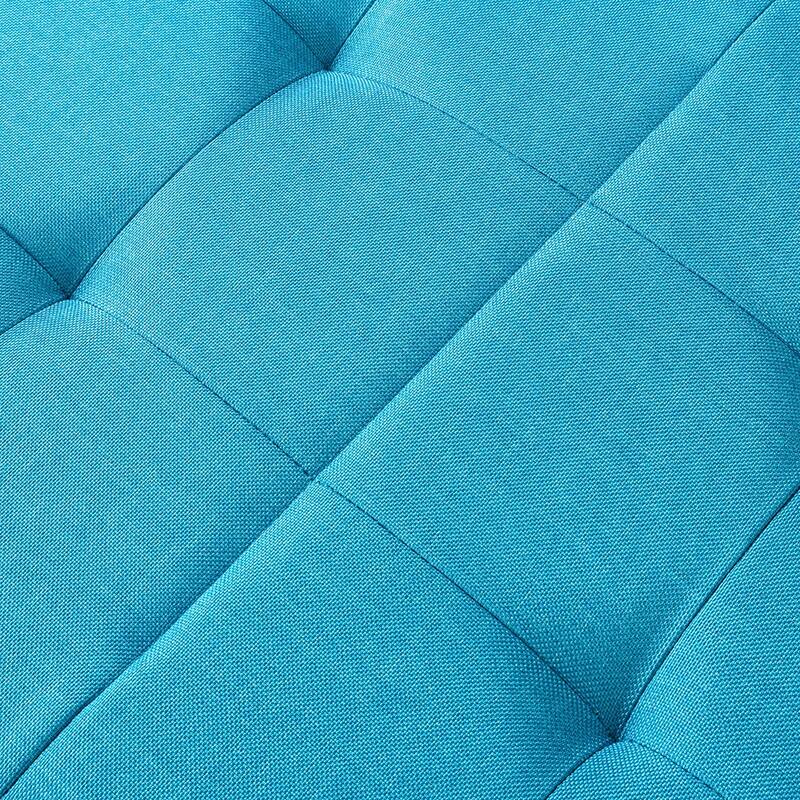 30 Inch Smart Lift Top Button Tufted Fabric Storage Ottoman by Crown Comfort