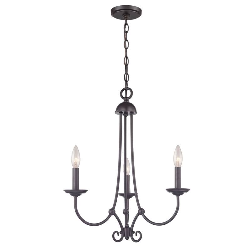 Elk Home Williamsport Oil Rubbed Bronze Metal 3 Light Chandelier - Oil Rubbed Bronze
