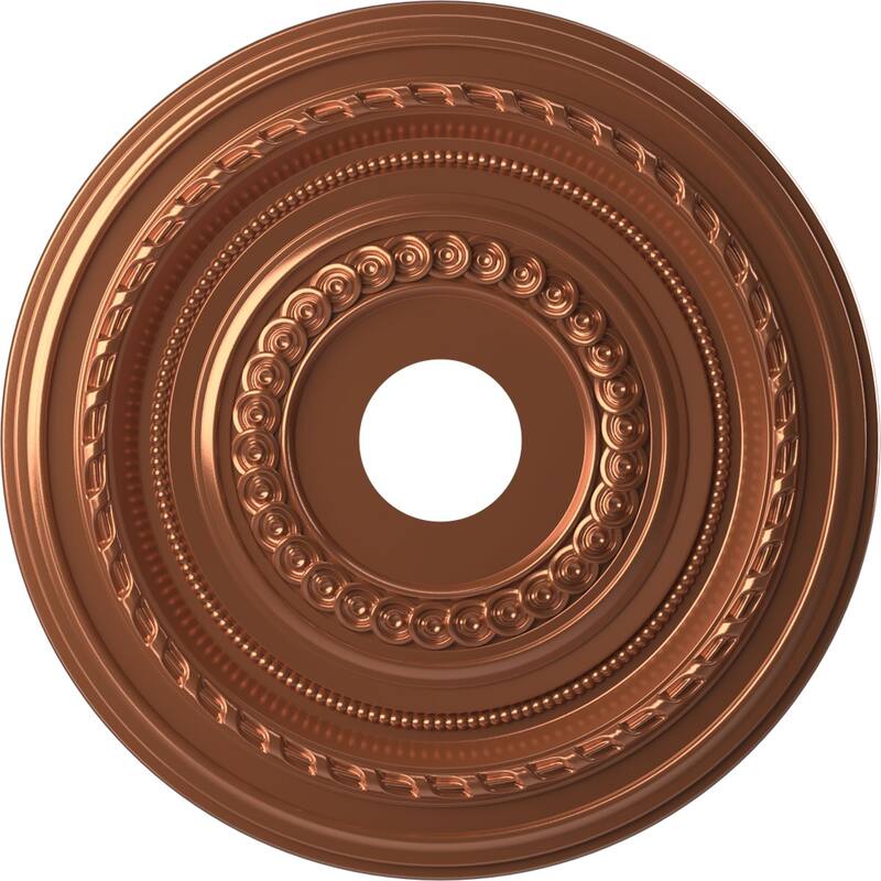 3 1/2" Inside Diameter - Cole Thermoformed PVC Ceiling Medallion