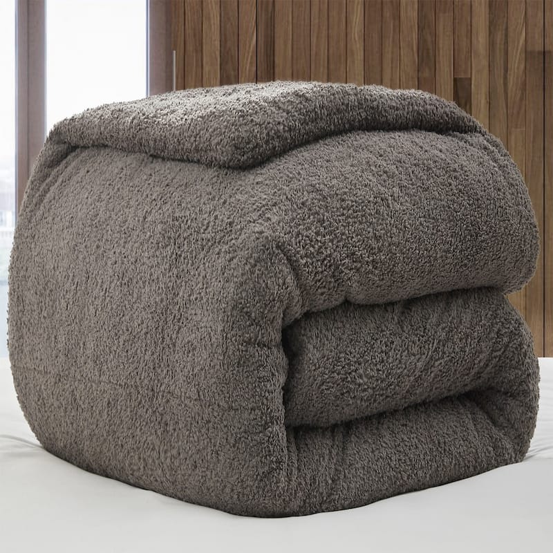 My Childhood Teddy Bear - Coma Inducer® Oversized Comforter Set - Dark Brown