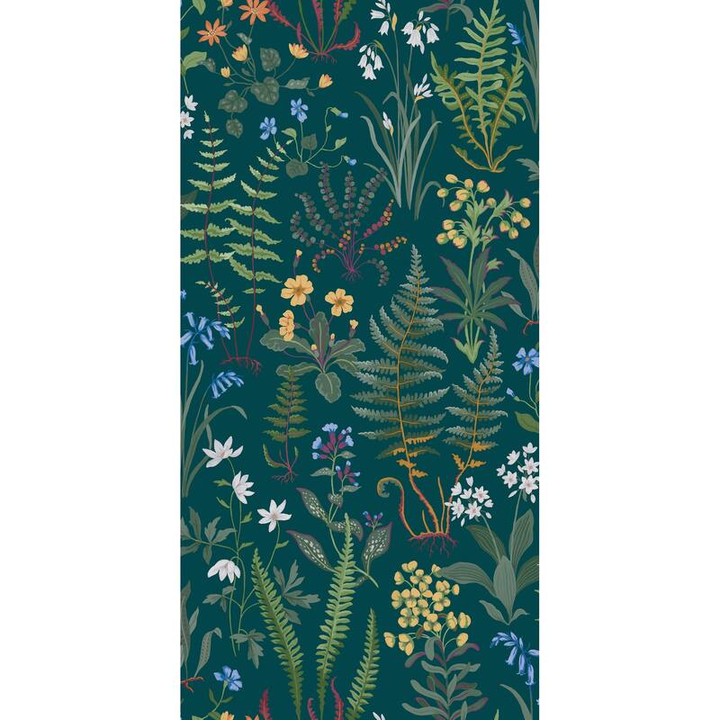 Graham & Brown Oshibana Teal Wallpaper