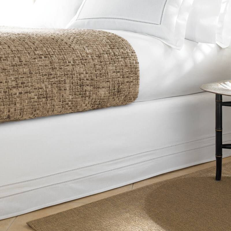 Linenweave Hemstitch 15 Inch Bed Skirt