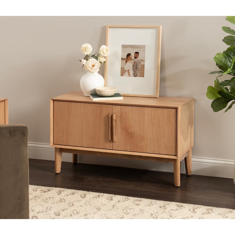 Kate and Laurel McCutcheon Floor Media Cabinet