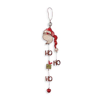 Christmas Santa Ornament, Set of 2
