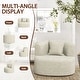 preview thumbnail 12 of 24, Accent Chair with Pillow, Modern Living Room Chairs