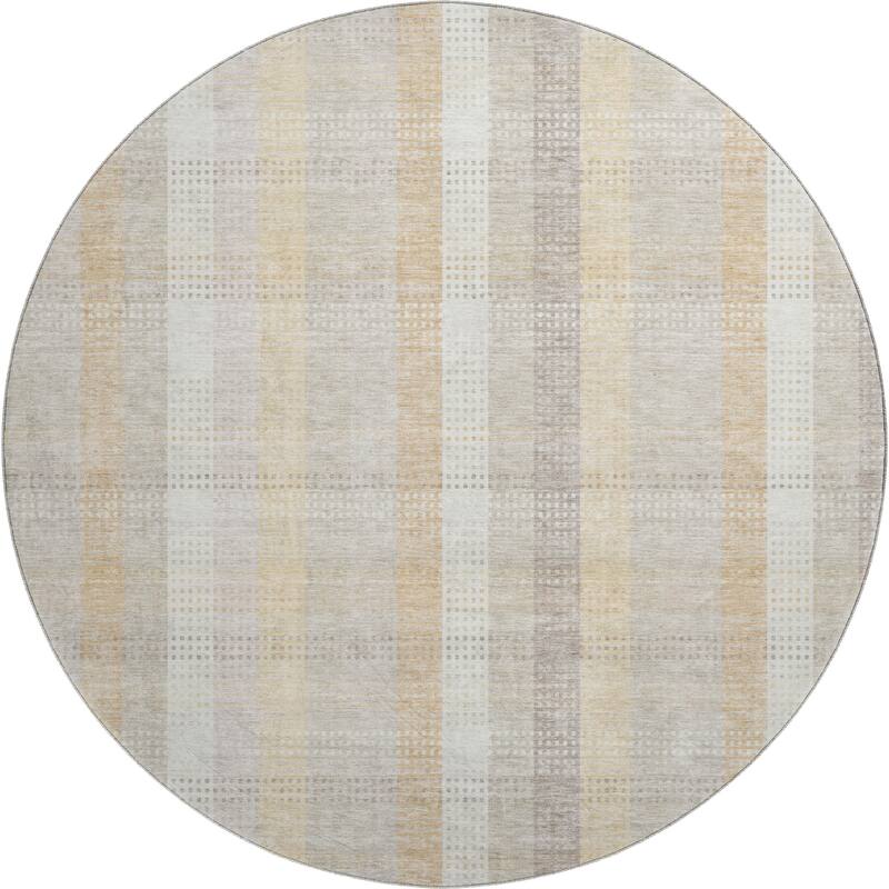 Premium Washable Super Soft Modern Plaid Mayfield Rug