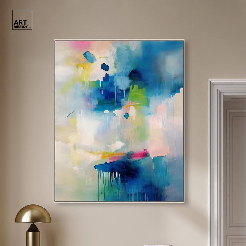 Prismatic Weeps Color I Canvas by Art Remedy