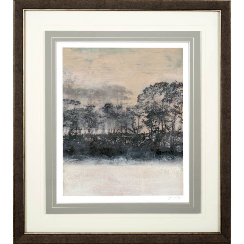 Blush Tree Line I Framed Art Print
