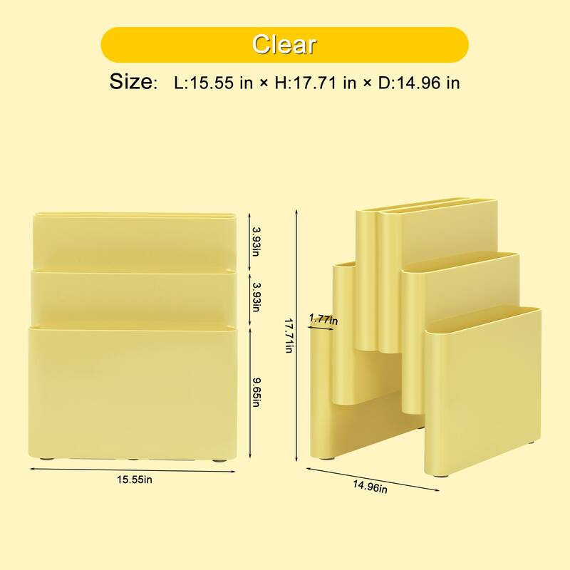 Art Organizer Rack for Book Record Magazine Newspaper