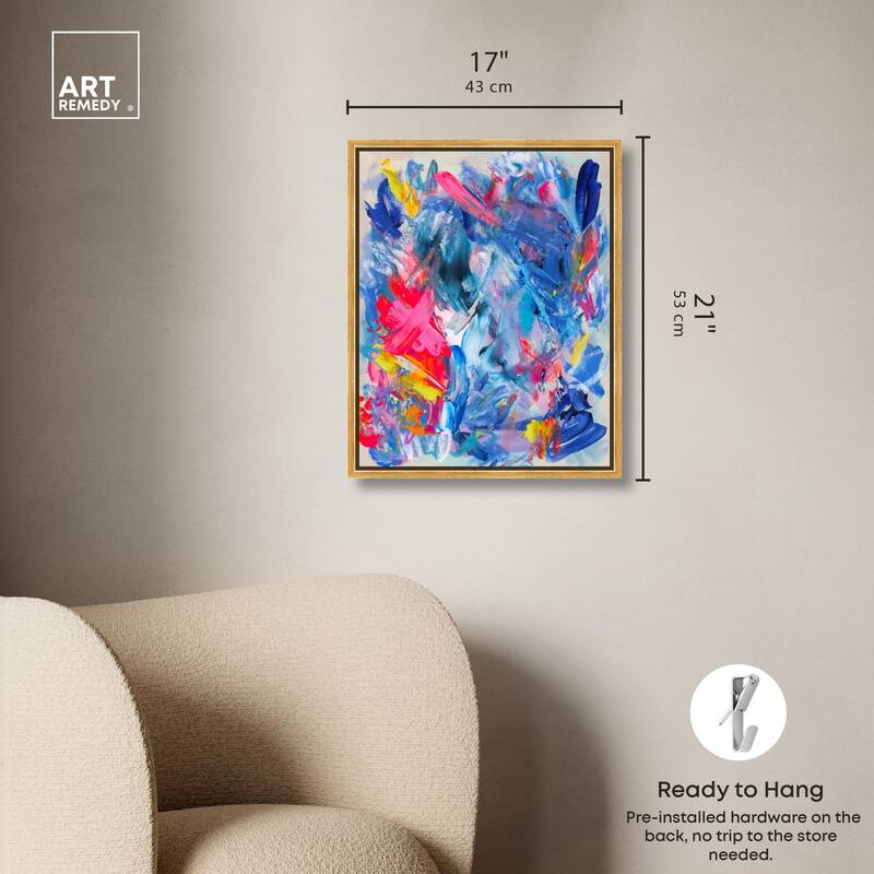 Colorburst Mirage Canvas by Art Remedy
