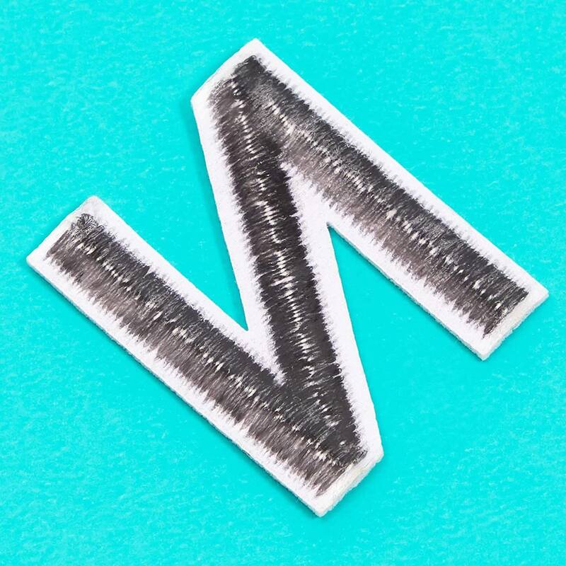 Bright Creations 82 Pcs Iron On Patches for Clothing Jeans Applique Sewing Craft, Letters Numbers