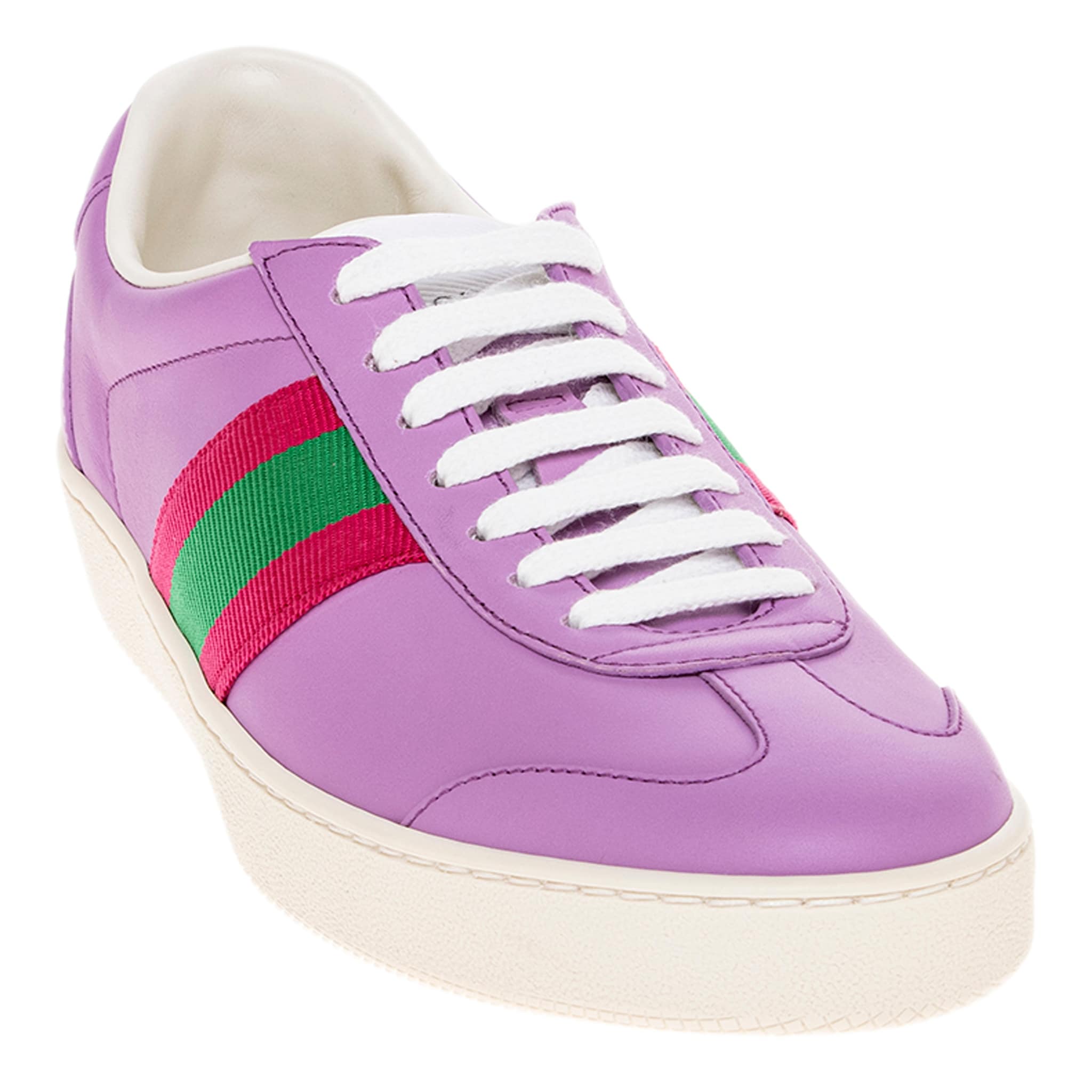 Gucci Low-top Web Sneakers - Overstock - 44046818
