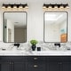 preview thumbnail 117 of 182, 2/3/4-Light Modern Bathroom Crystal Vanity Light Wall Sconces