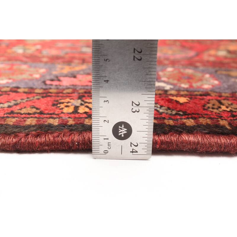 ECARPETGALLERY Hand-knotted Andelz Red Wool Rug - 3'11 x 6'6