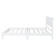 preview thumbnail 4 of 16, Retro Style Queen Size Wooden Platform Bed Frame and Rectangular Headboard