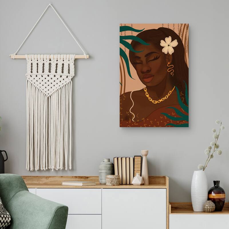 Wonderfully Made by Princella Canvas Art Print