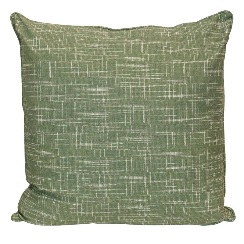 StyleCraft Weave Textured Pillow - 24" x 24" - Soft Sage Green