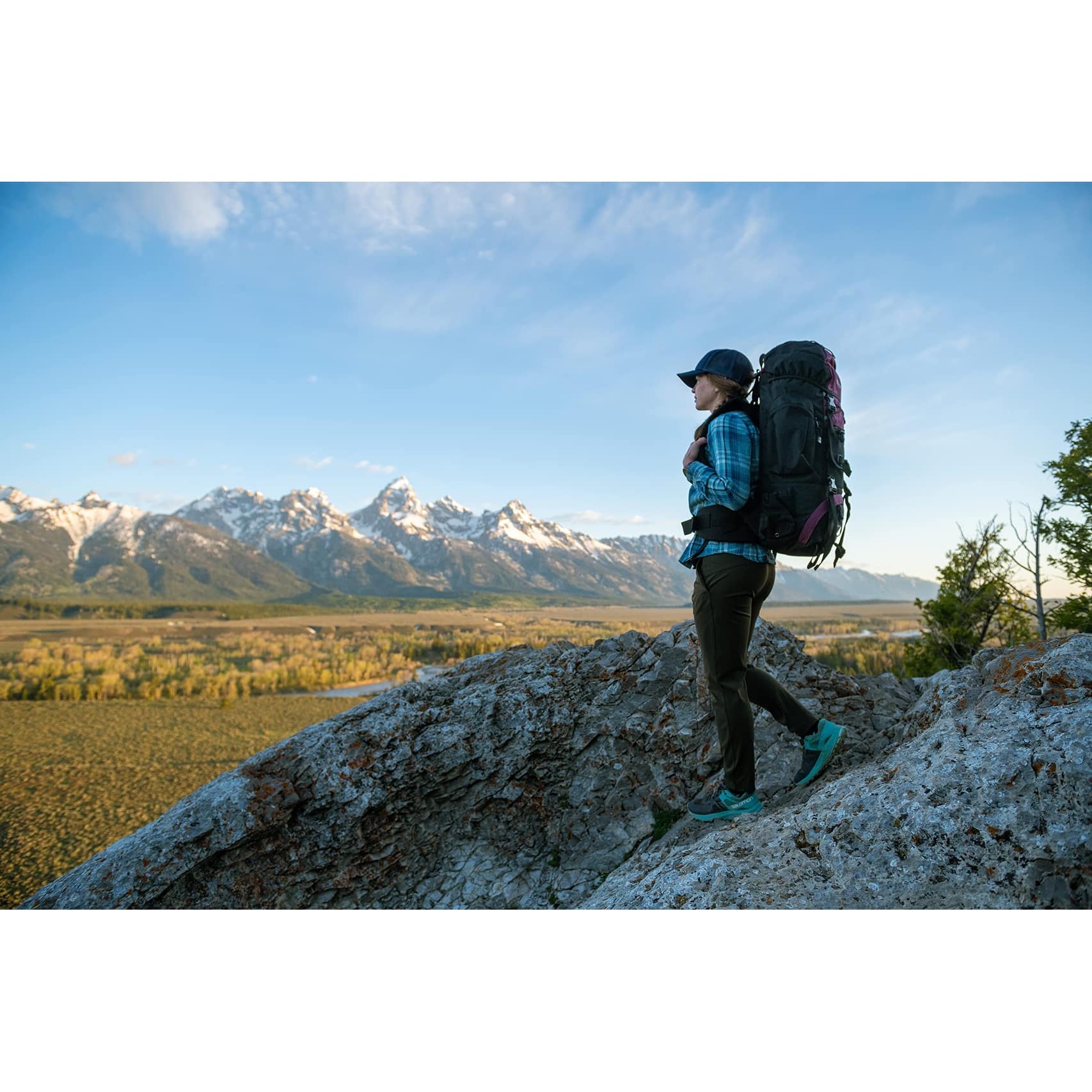 Backpack For Women TETON Scout 55L Backpack Internal Frame