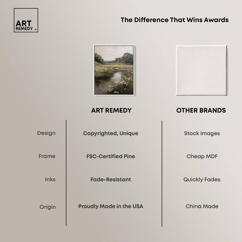Quiet Waters Canvas by Art Remedy