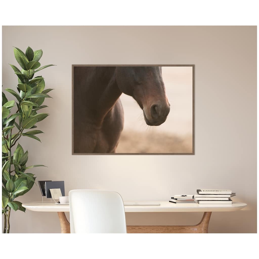 Kate and Laurel Dusty by Crystal Lynn Collins Framed Canvas Wall Art Print