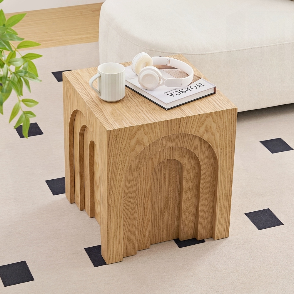 Square Side Table Small Coffee Table Accent Table Bedside Table