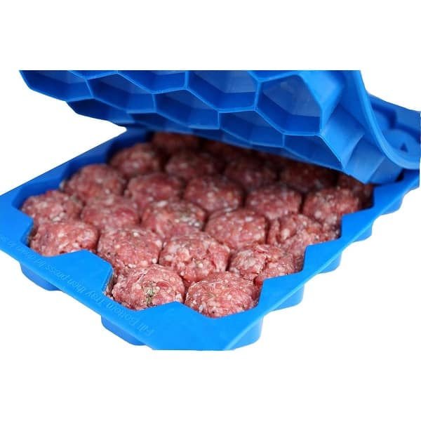 slide 2 of 8, Utopia Alley Meatball Master Blue - 13*9*1"