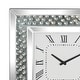 preview thumbnail 21 of 31, White MDF Glam Wall Clock No Theme 20 x 20 x 2