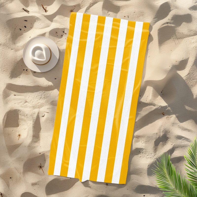 Large Cabana Stripe Beach Towel 30"x60", 35"x70"