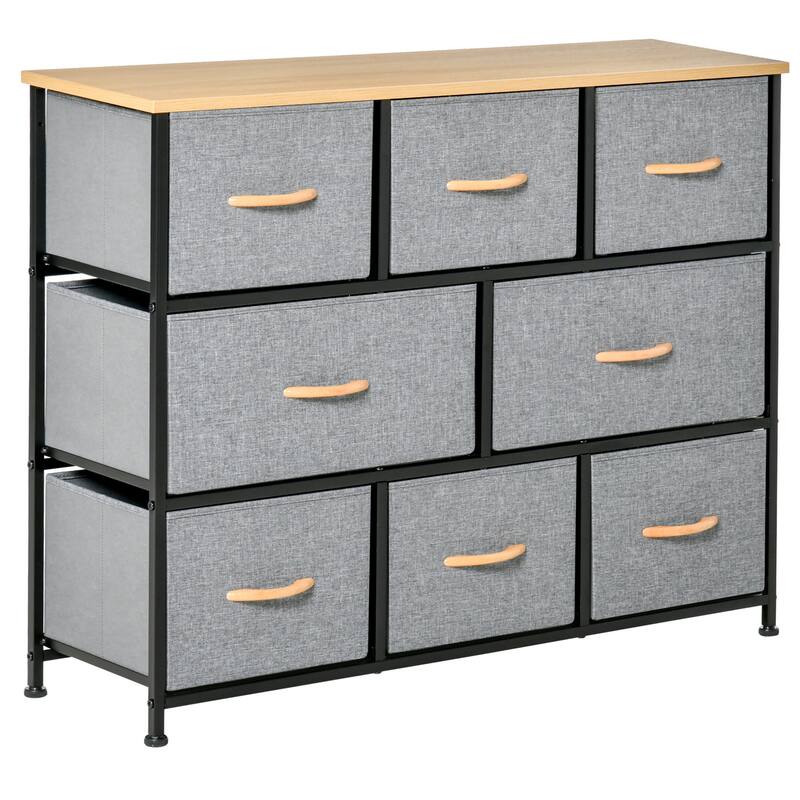 3-Tier Fabric Chest of Drawers