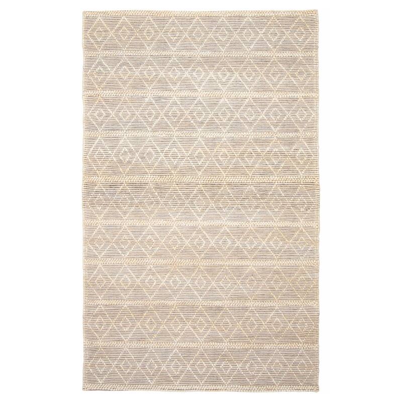 ECARPETGALLERY Braid weave Sienna Cream Wool Rug - 4'11 x 7'10 - Cream - 4'11 x 7'10