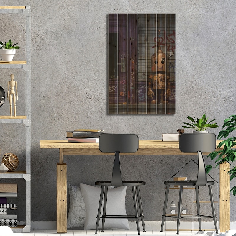 Empathy Print On Wood by Matt Dixon - Multi-Color