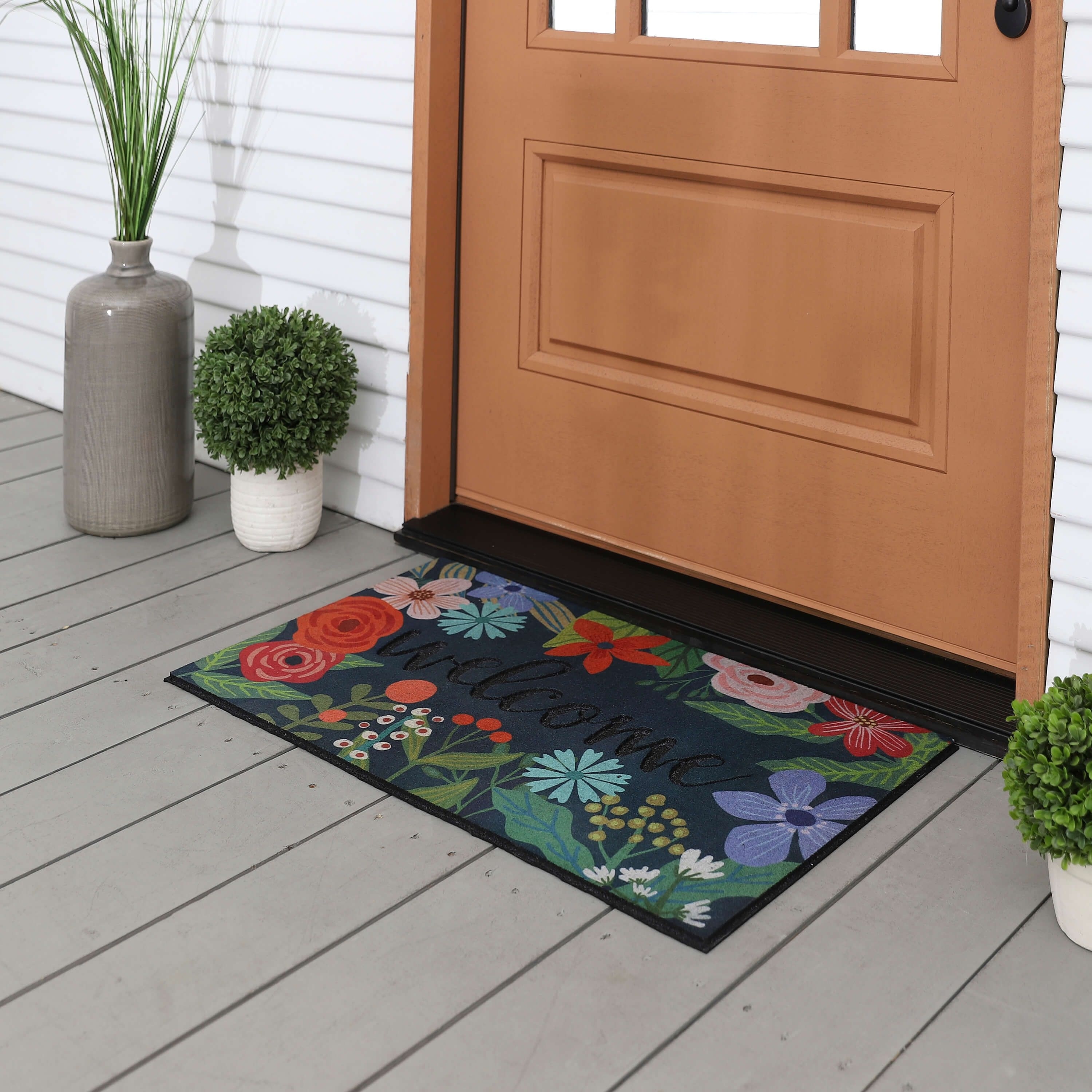 Color G Welcome Mat Indoor Outdoor, 24x36 Door Mat Outdoor