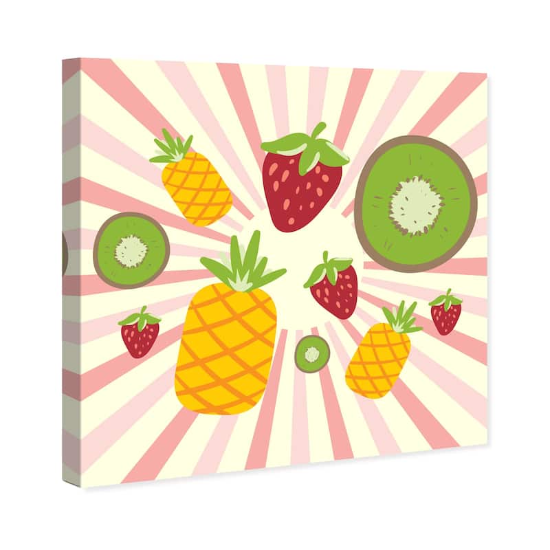 Wynwood Studio Canvas Food and Cuisine Fruits Pop Pink and Modern & Contemporary Wall Art Canvas Print