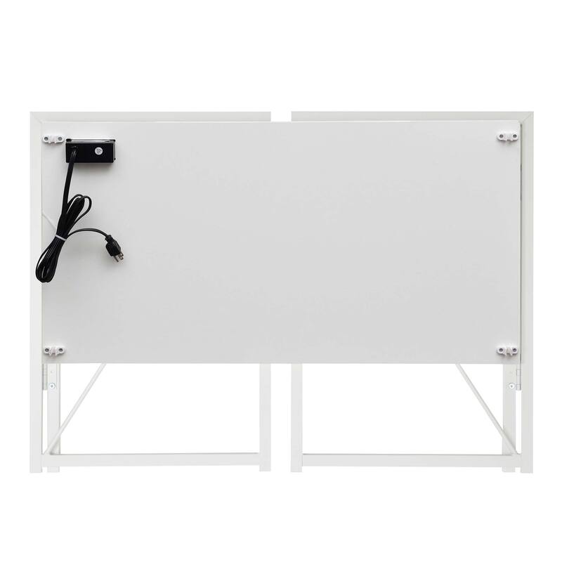 Convenience Concepts Xtra Folding Desk with 2 Outlets and 2 USB Ports