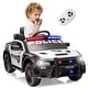 preview thumbnail 17 of 21, 12v Kids ride on police car W/Parents Remote Control,anti-collision bar,Front& top and Four wheel suspension White