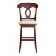 preview thumbnail 17 of 79, Eleanor Napoleon Back Wood Swivel Chair by iNSPIRE Q Classic