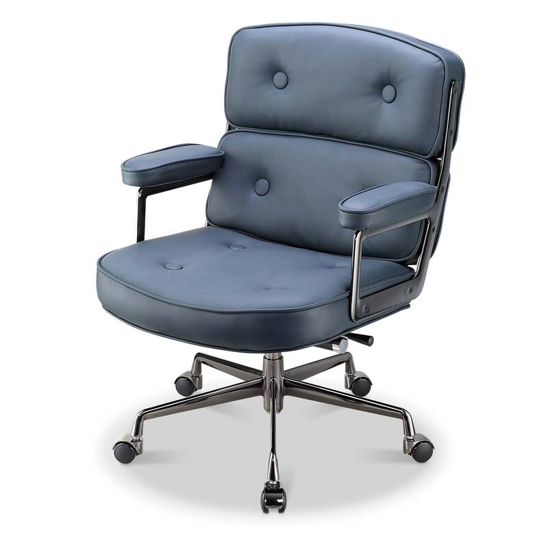 Lobby Chair with Lumbar Support Ergonomic Mid-Back Executive Chair