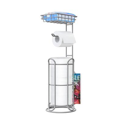Stainless Steel Bathroom Tissue Holder Stand TP Dispenser