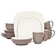 preview thumbnail 1 of 7, Noritake Colorwave 16-Piece Square Set, Service For 4 Clay