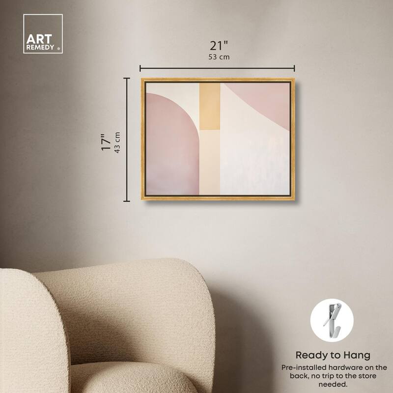 Gentle Color Strength I Canvas by Art Remedy