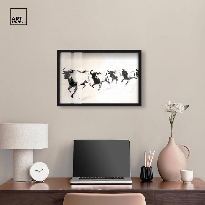 Bovine II Shadowbox by Art Remedy