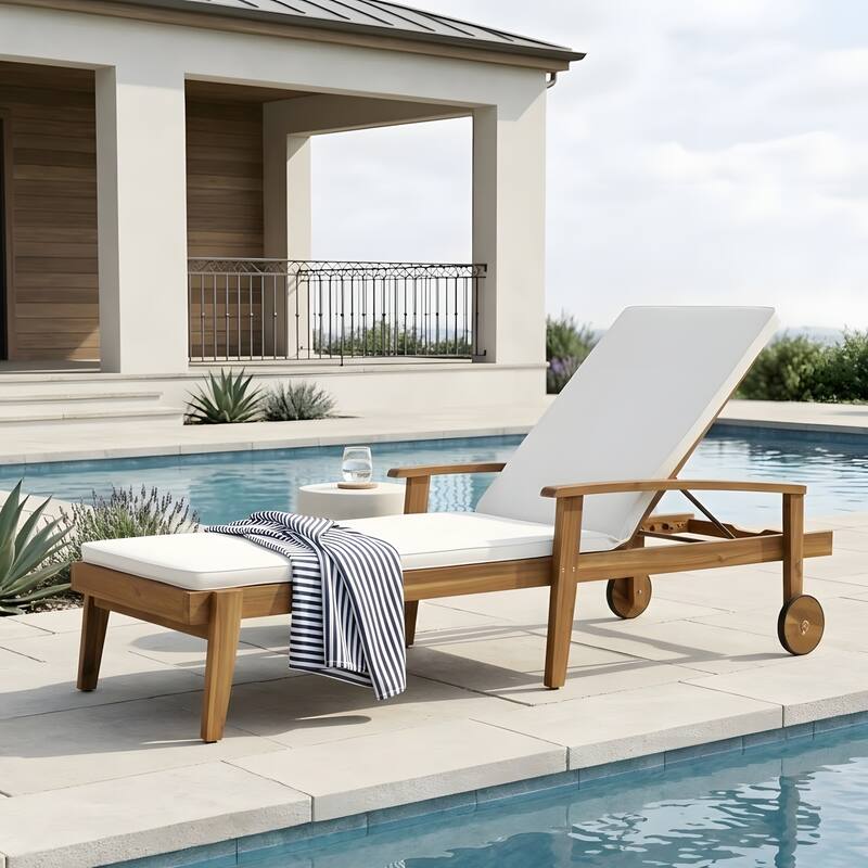 Elegant Rosewood Adjustable Recliner Chair Durable Hardwood