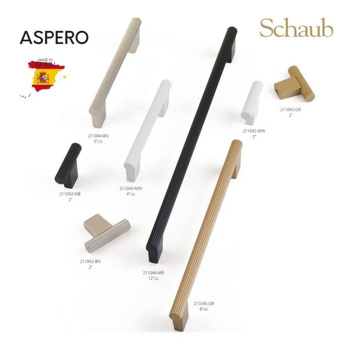 Schaub and Company 211044 Aspero 5" Center to Center Luxury Modern