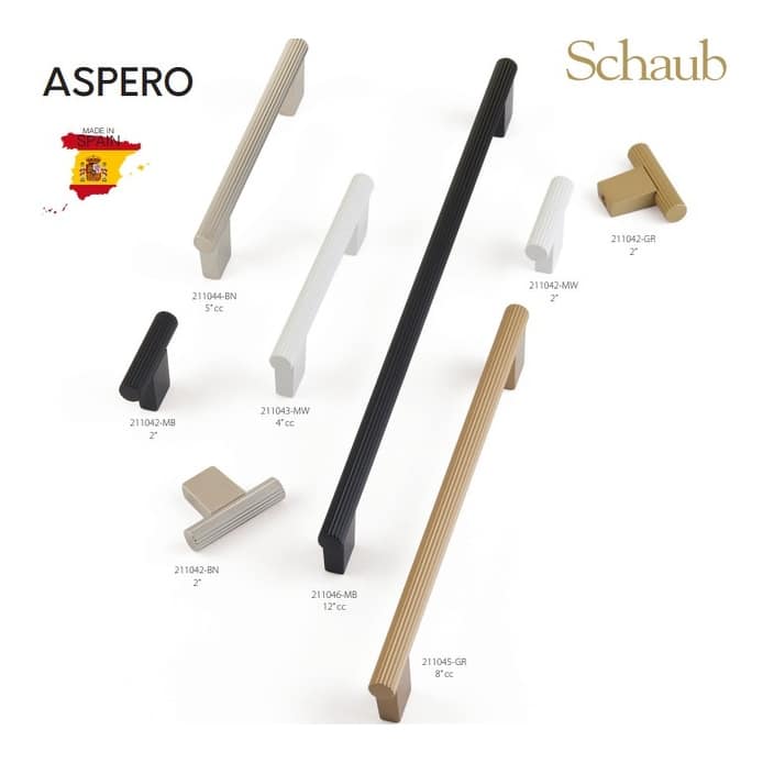 Schaub and Company 211046 Aspero 12" Center to Center Luxury Modern