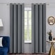 preview thumbnail 31 of 85, Deconovo Velvet Blackout Curtains, 2 Panels, Thermal Insulated 52x72 Inch - Dark Grey
