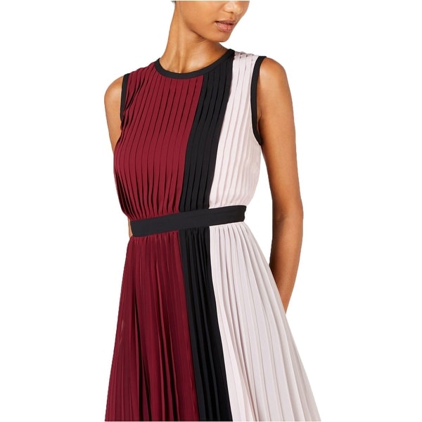 pleated midi dress petite